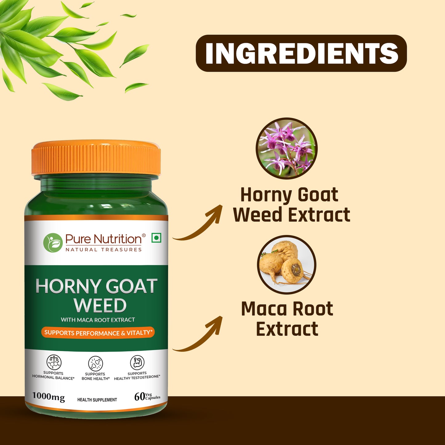Horny Goat Weed with Maca Root Extract