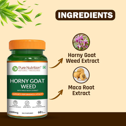 Horny Goat Weed with Maca Root Extract