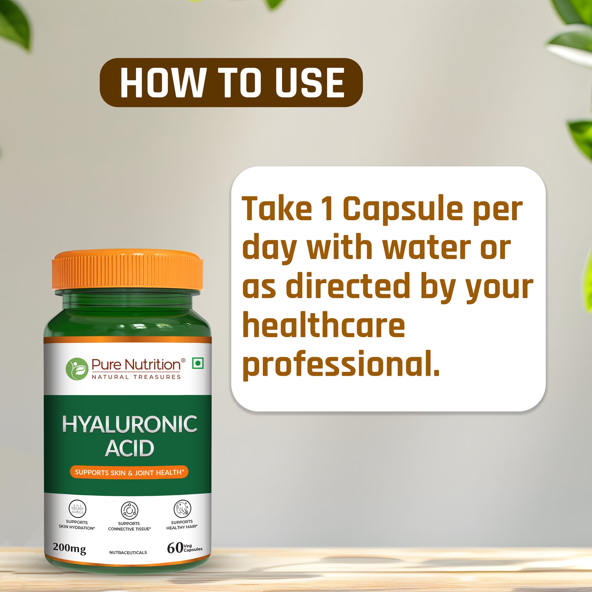 Hyaluronic Acid 200mg Capsules