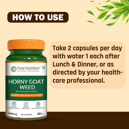 Horny Goat Weed with Maca Root Extract