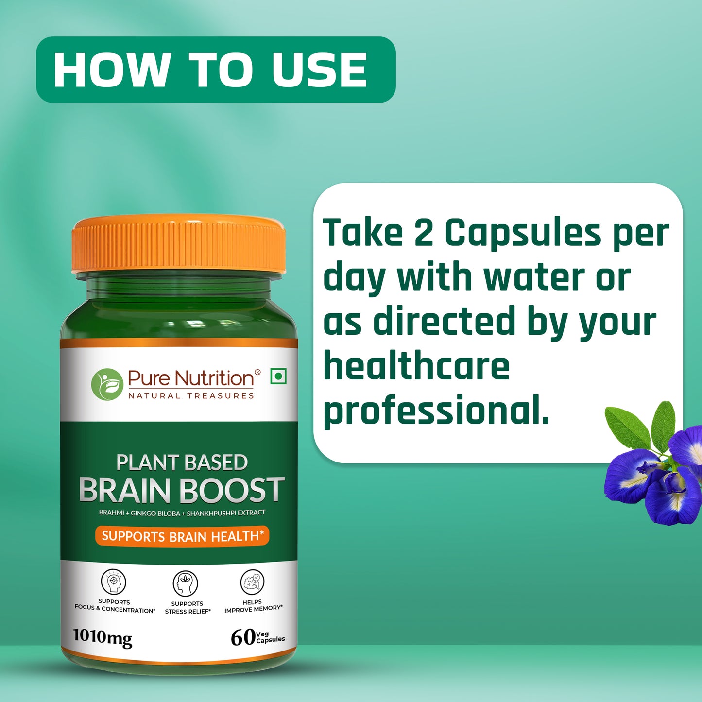 Pure Nutrition Plant Based Brain Boost