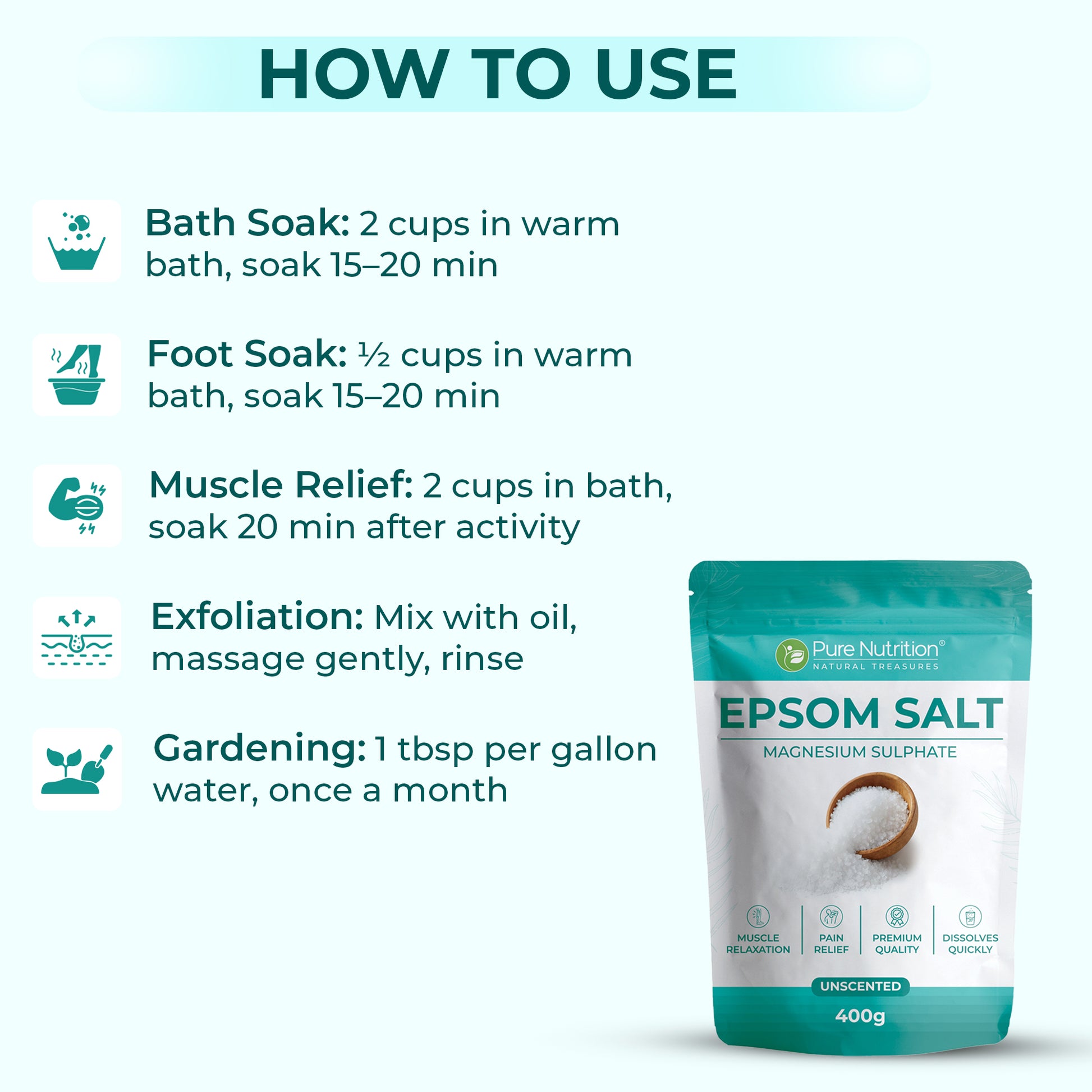 Pure Nutrition Epsom Salt 