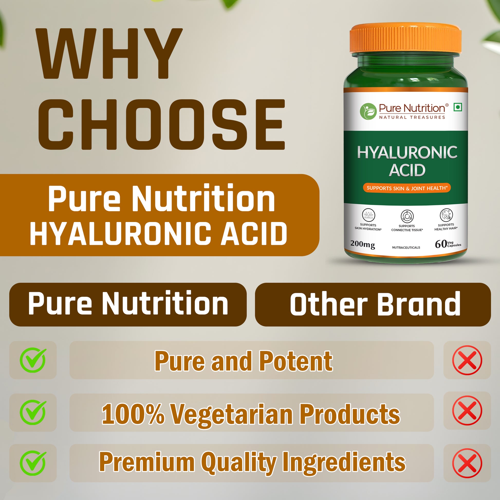 Hyaluronic Acid 200mg Capsules