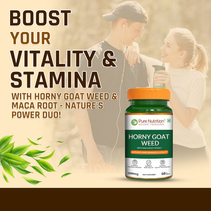 Horny Goat Weed with Maca Root Extract