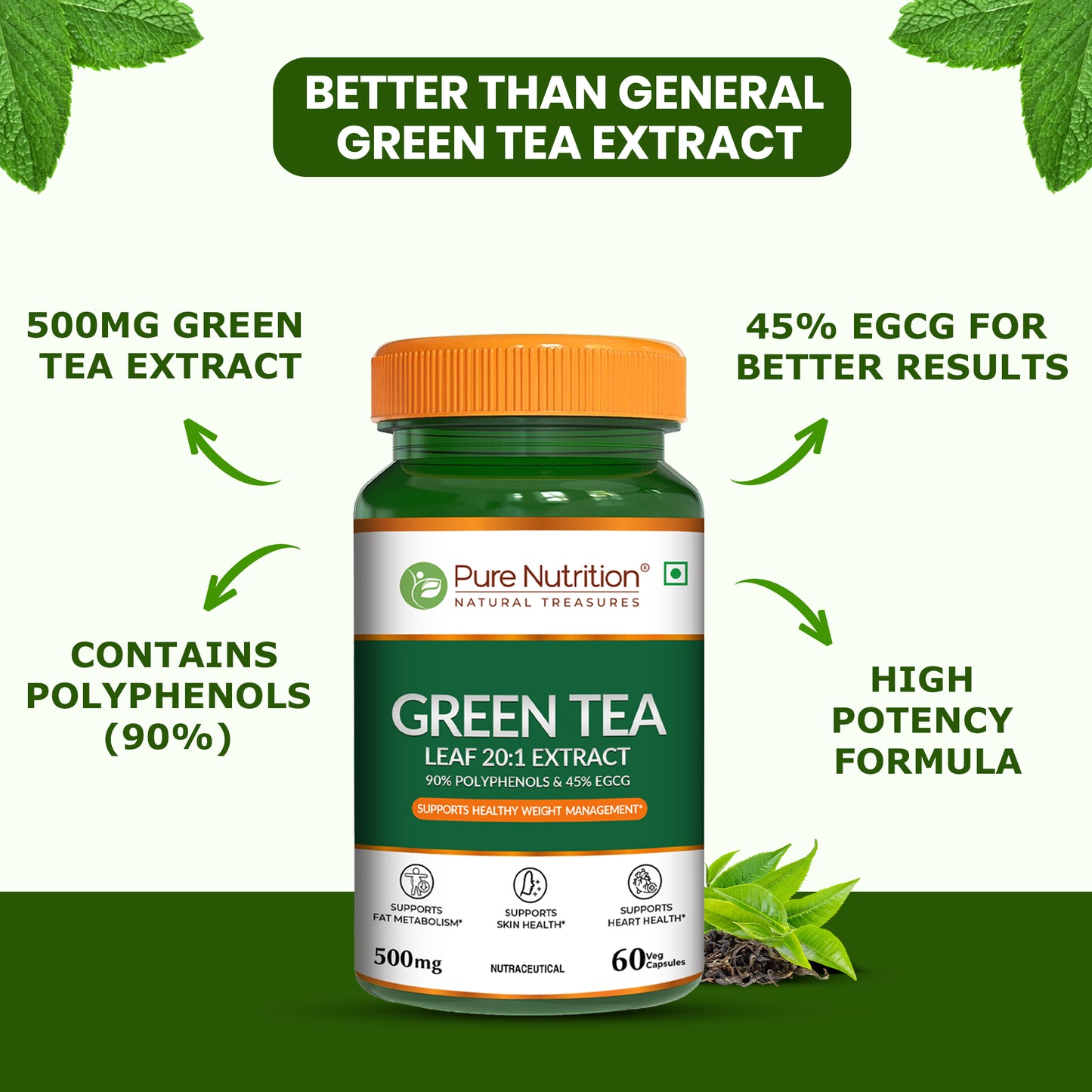 Green tea extract supplement 