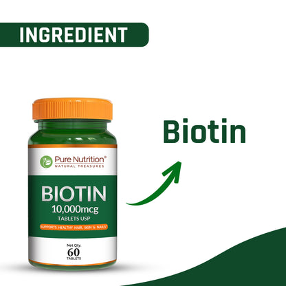 Pure Nutrition Biotin 10,000 mcg