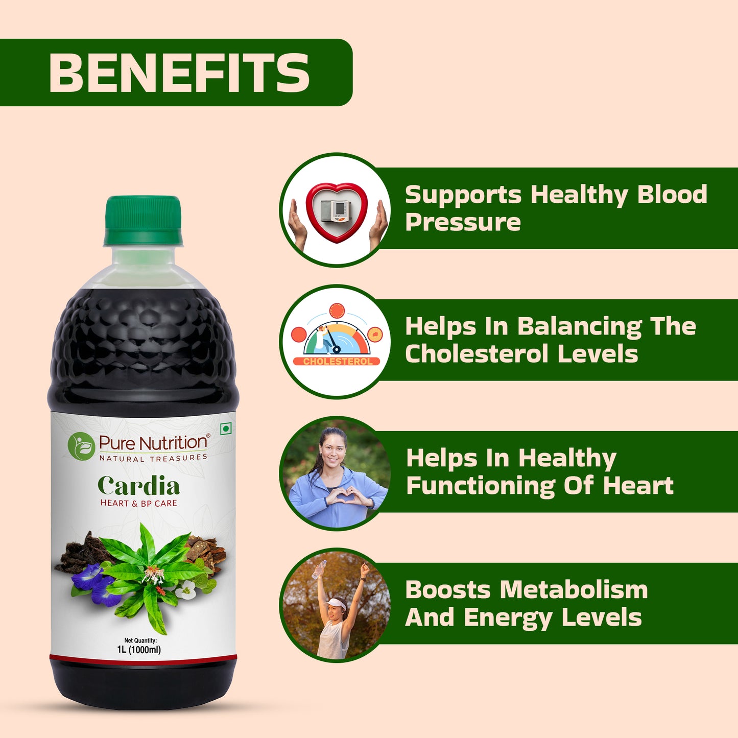 Pure Nutrition Cardia Herbal Juice