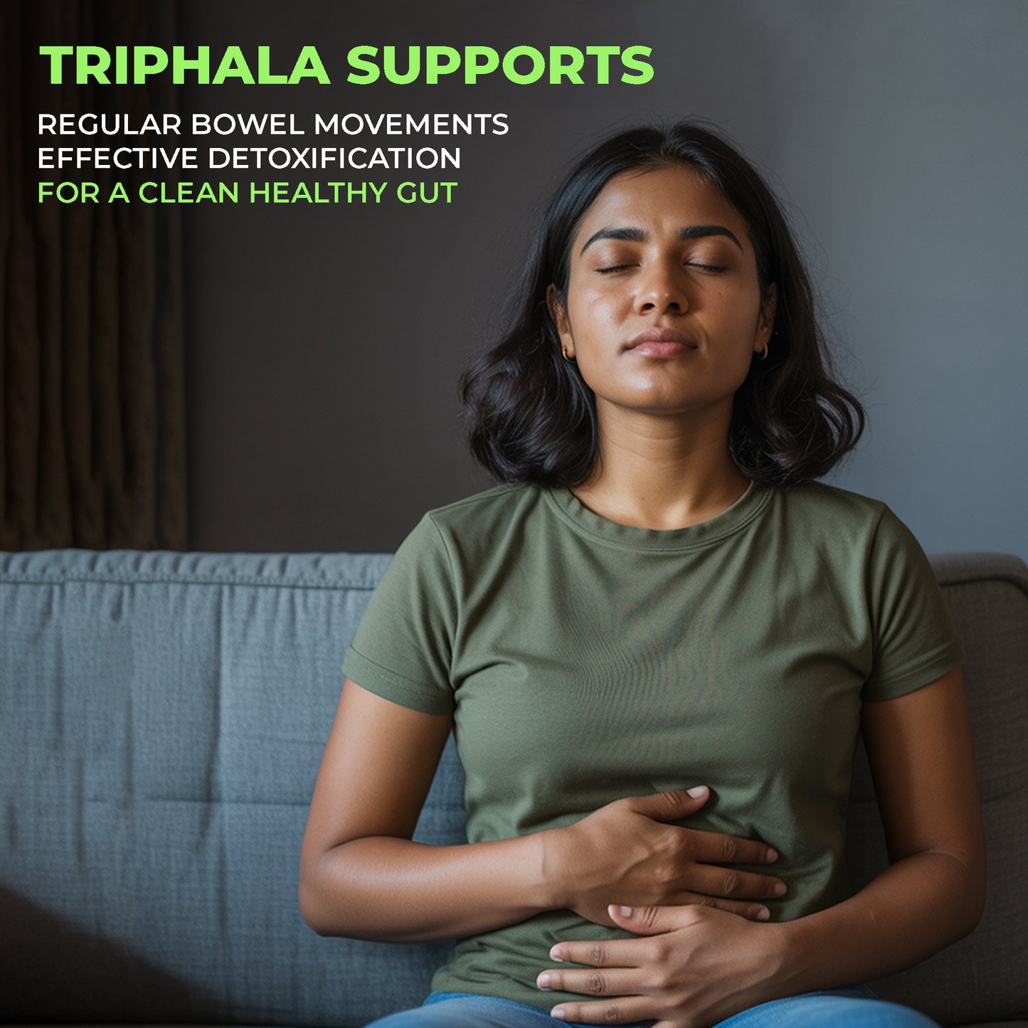 Organic Triphala Extract Supplement - 120 Vegetarian Tablets | Supports Digestion and Boosts Immunity