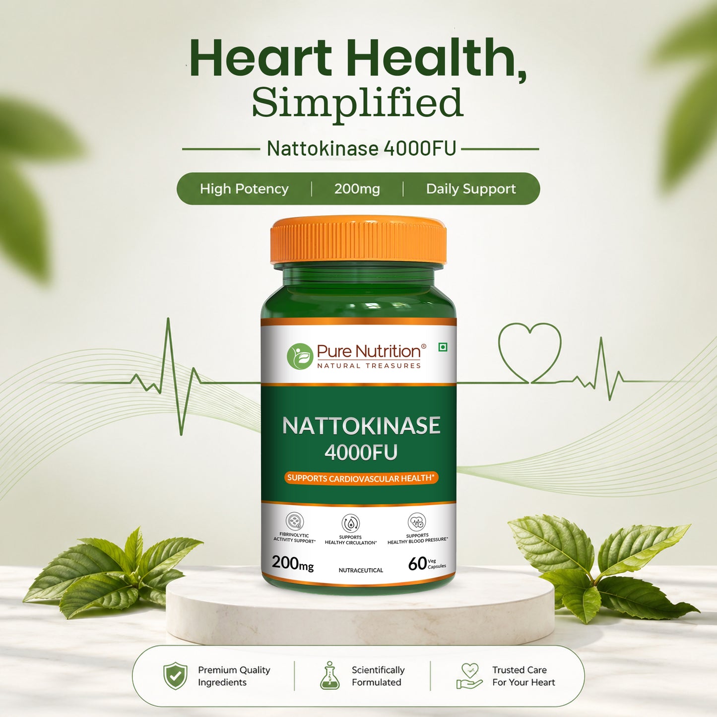 Pure Nutrition Nattokinase 4000FU 