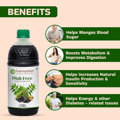 Pure Nutrition Diab Free Diabetic Care Juice