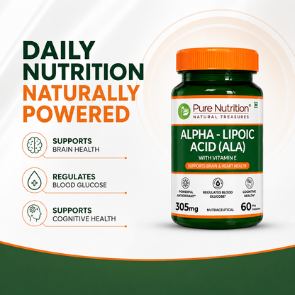Alpha Lipoic Acid (ALA) 305mg  Antioxidant & Nerve Health Support