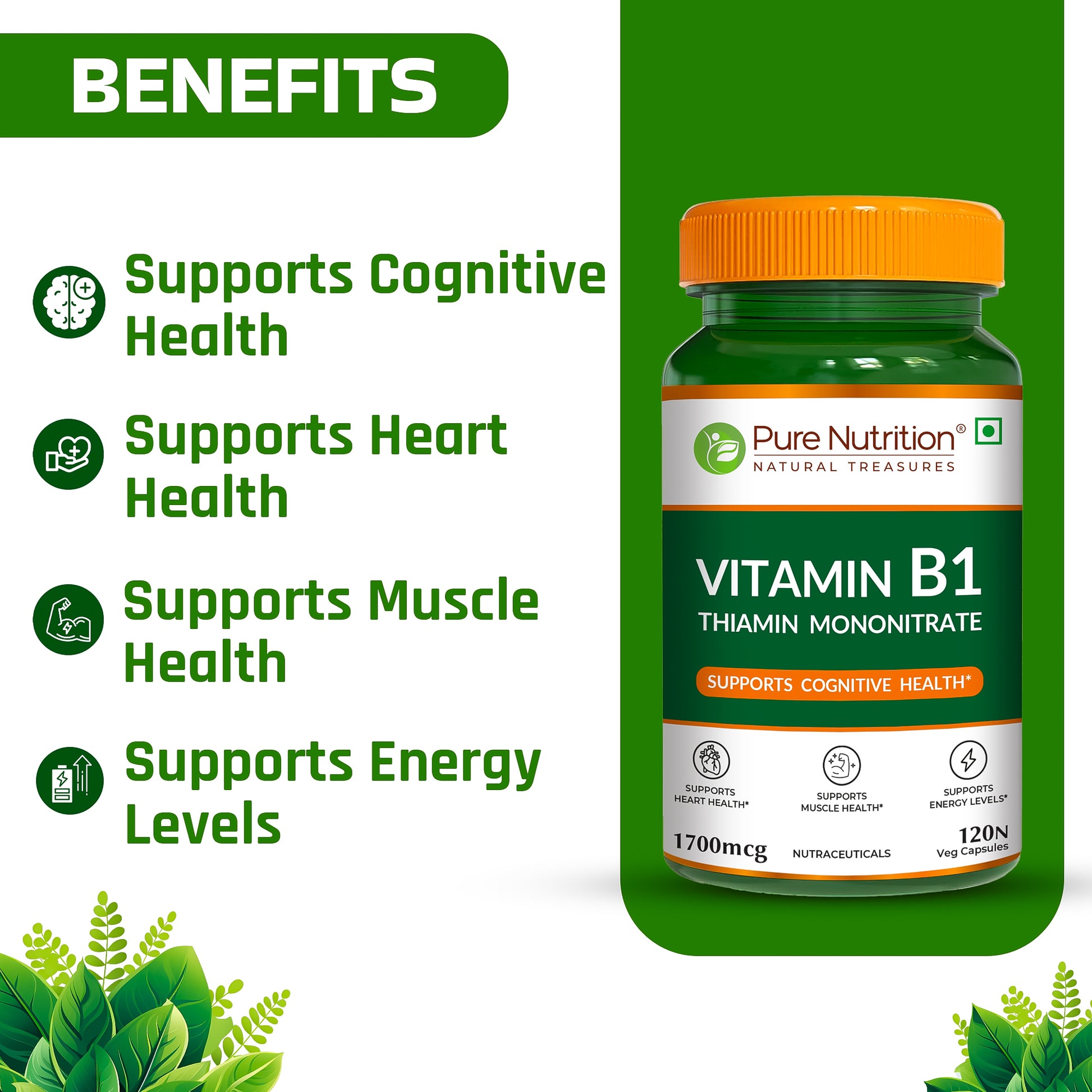 Pure Nutrition Vitamin B1