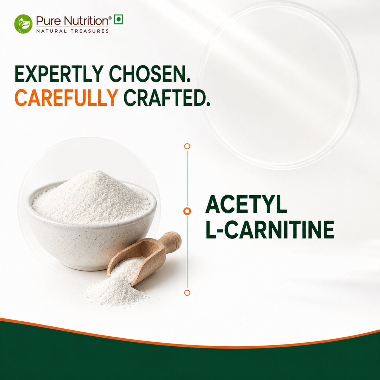 Acetyl L-Carnitine 500 mg | 60 Vegetarian Tablets