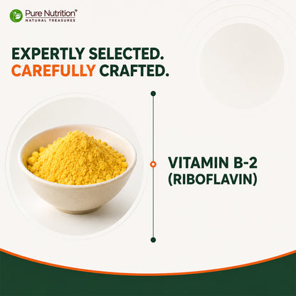 Vitamin B2 Riboflavin 2.4 mg | 120 Vegetarian Capsules
