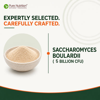 Saccharomyces Boulardii 5 Billion CFU | 60 Veg Capsules