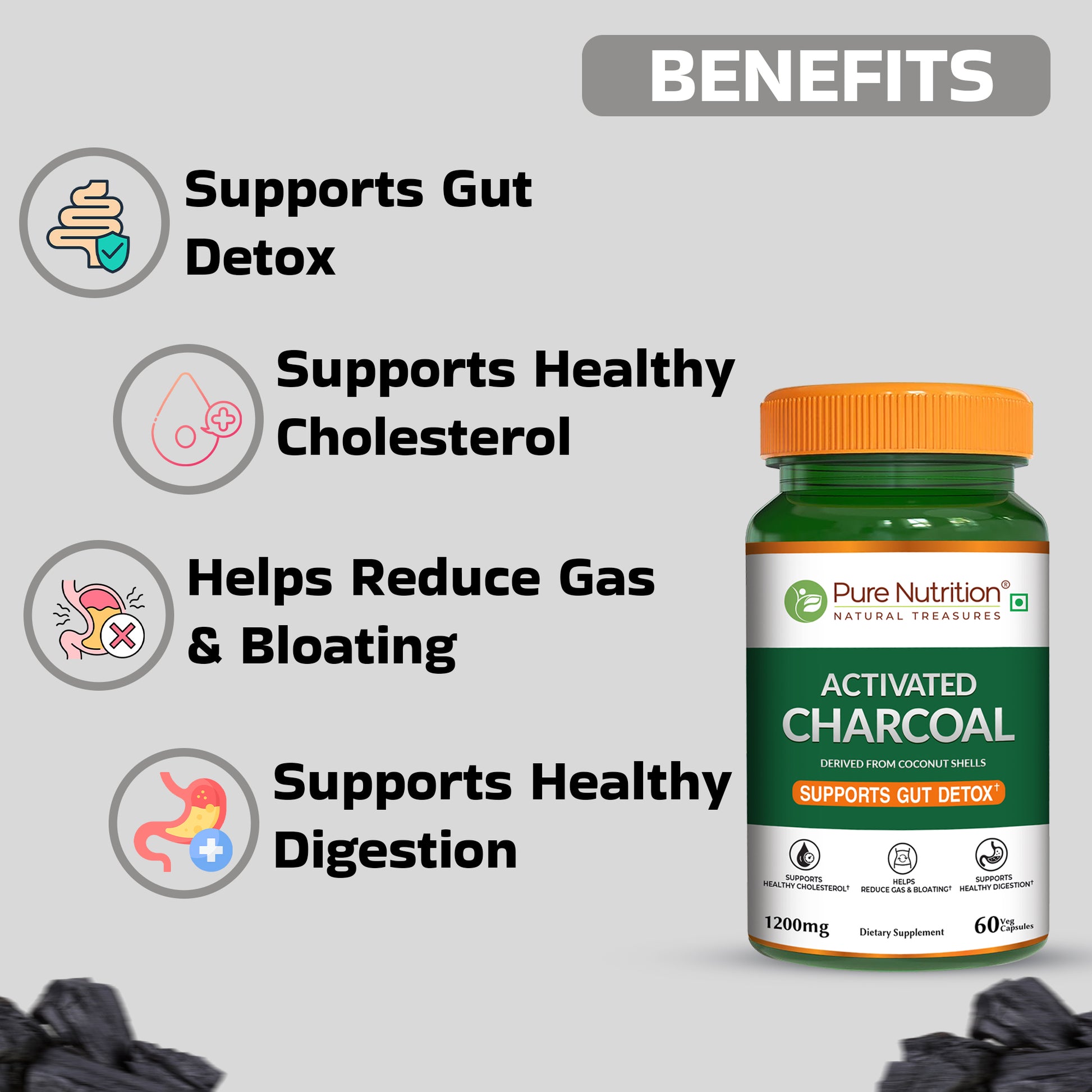 Pure Nutrition Activated Charcoal 