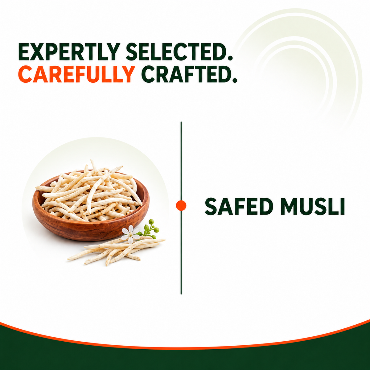 Safed Musli Capsules  Ayurvedic Vitality & Energy Supplement | 60 Veg Tablets