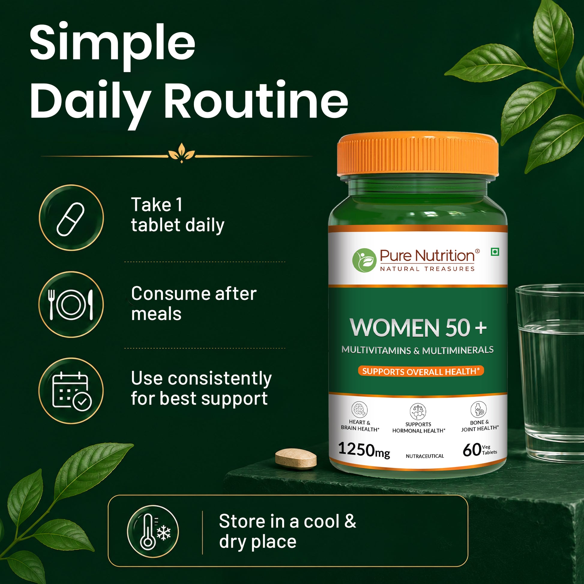 Pure Nutrition Women 50+ multivitamin 