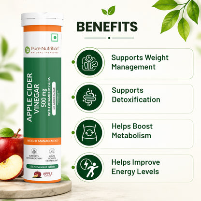 ACV Moringa Effervescent Tablets – Apple Flavour | Detox & Metabolism