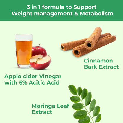 Pure Nutrition ACV Moringa Effervescent Tablets – Apple Flavour – 15 Tablets