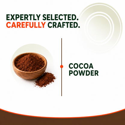 Cocoa Powder 50g | Unsweetened & Alkalized Cocoa Powder | Rich Chocolate Flavor for Baking, Beverages & Desserts