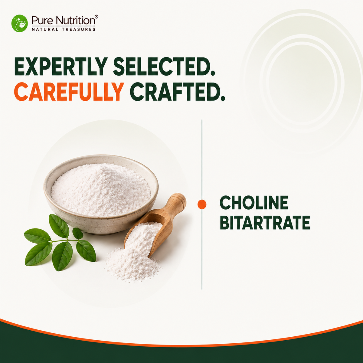 Choline Bitartrate 650mg  Brain, Nerve & Liver Support | 60 Veg Capsules