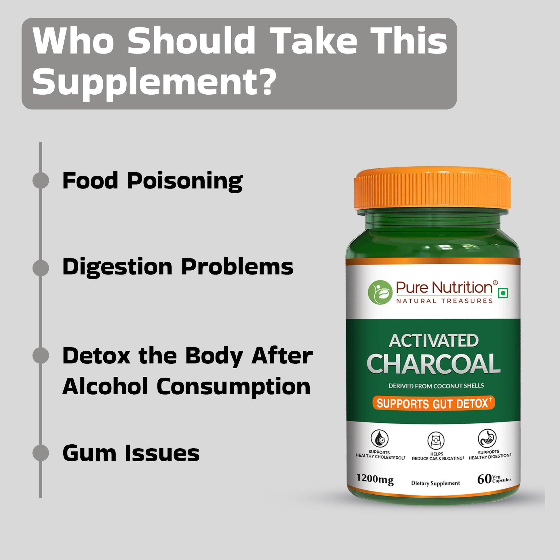 Pure Nutrition Activated Charcoal 