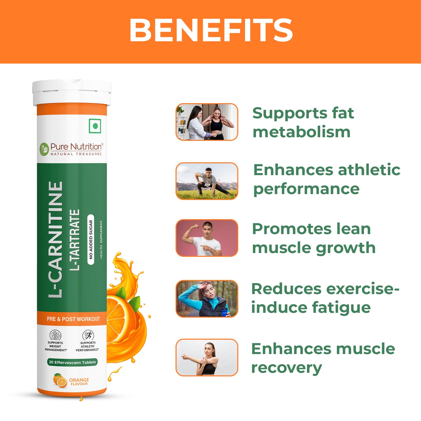 Pure Nutrition L-Carnitine supplement 