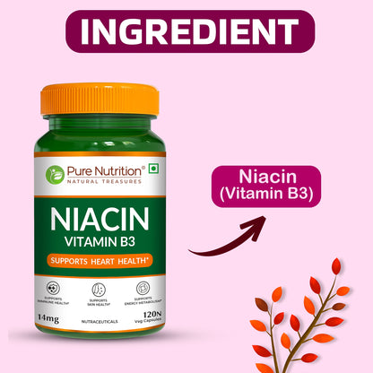 Pure Nutrition Vitamin B3 Niacin 