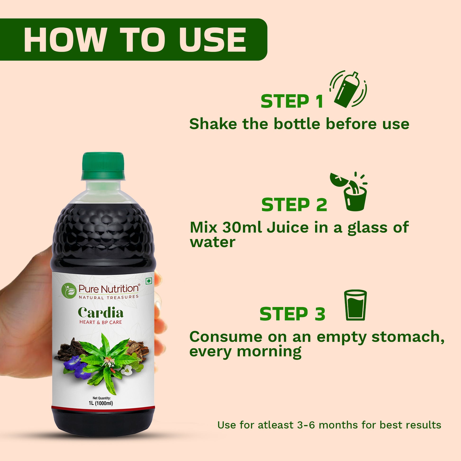 Pure Nutrition Cardia Herbal Juice