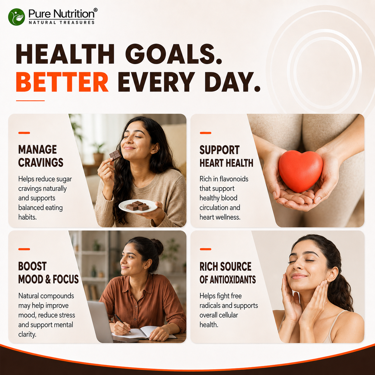 Cocoa Powder 50g | Unsweetened & Alkalized Cocoa Powder | Rich Chocolate Flavor for Baking, Beverages & Desserts