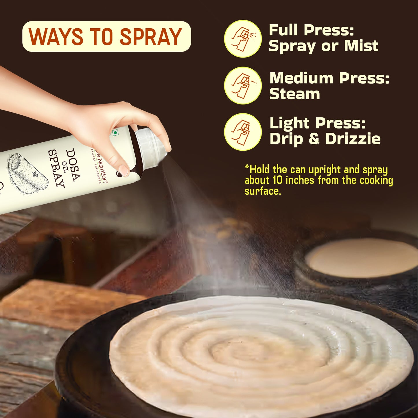 Dosa oil spray bottle 