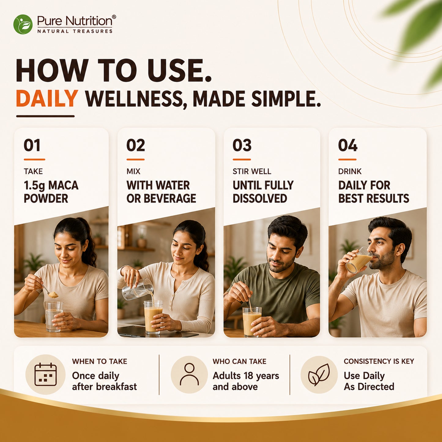 Peruvian Maca Root Powder | 100g Adaptogenic Superfood Powder