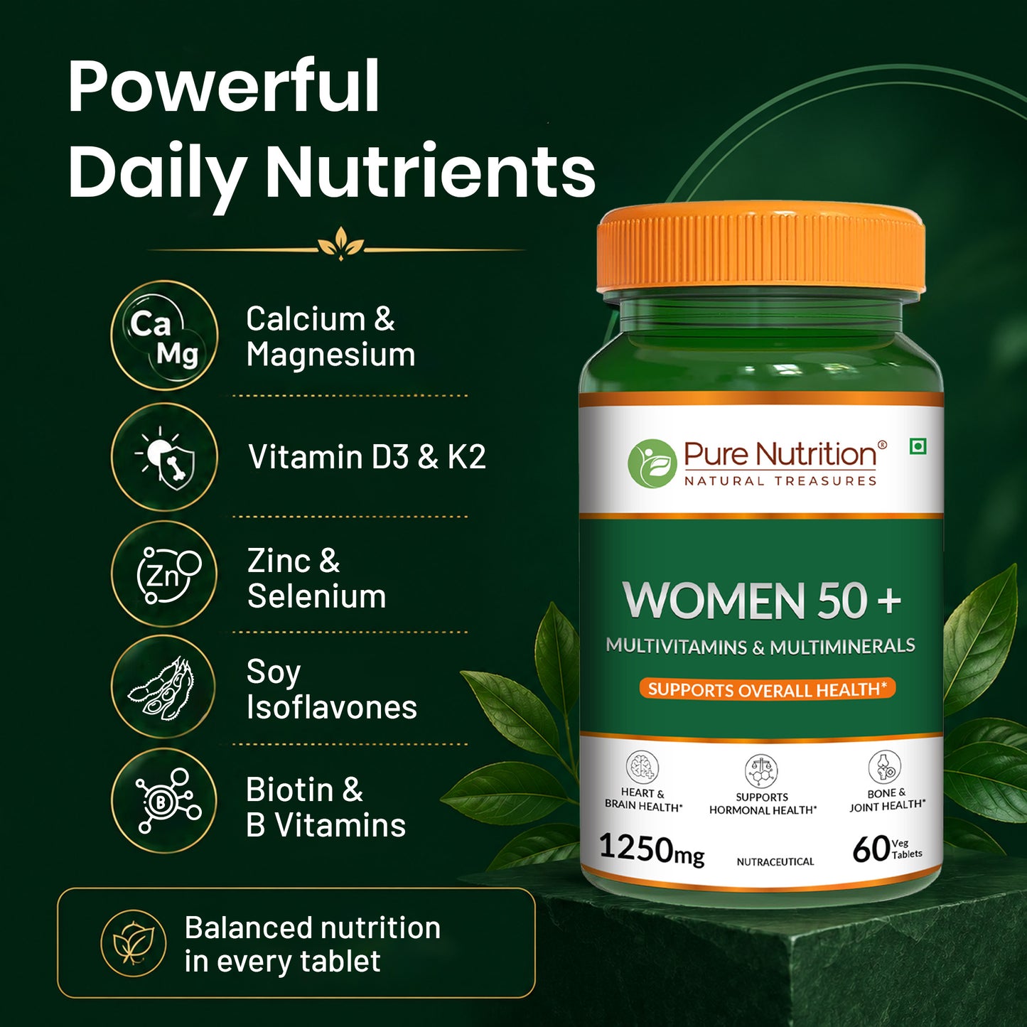 Pure Nutrition Women 50+ multivitamin 