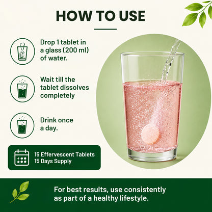 ACV Moringa Effervescent Tablets – Apple Flavour | Detox & Metabolism