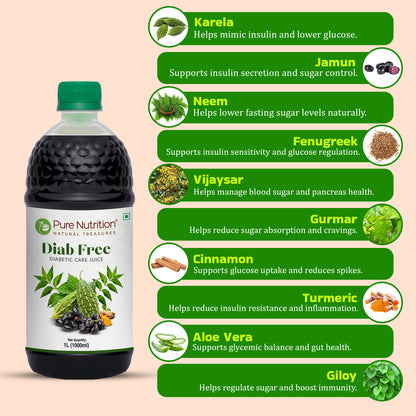 Pure Nutrition Diab Free Diabetic Care Juice