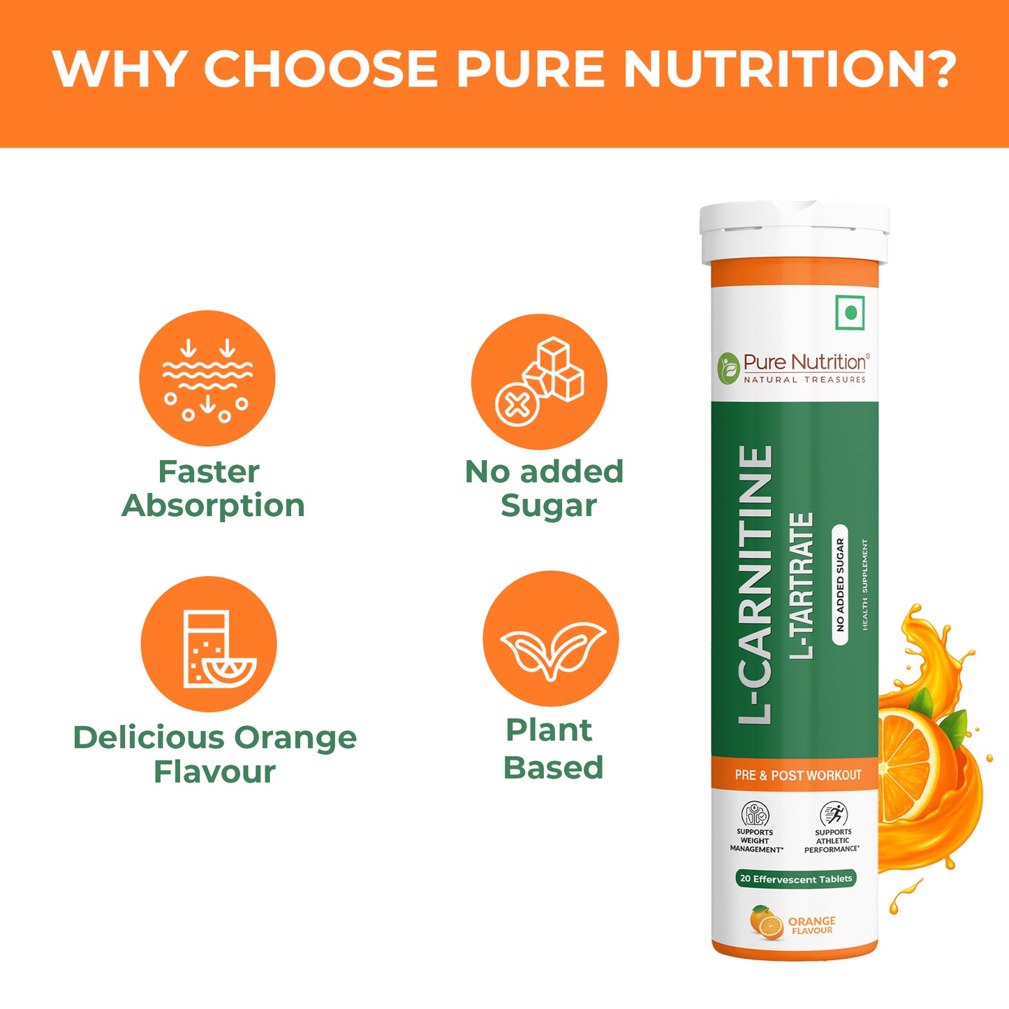 Pure Nutrition L-Carnitine supplement 