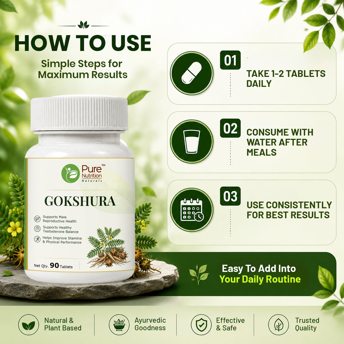  Pure Nutrition Naturals Gokshura 