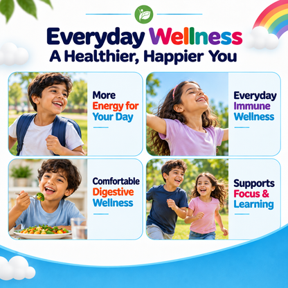 Kids’ Brain Booster Gummies with DHA, Brahmi, Shankhpushpi & Yashtimadhu | Apple Flavour | 30 Gummies