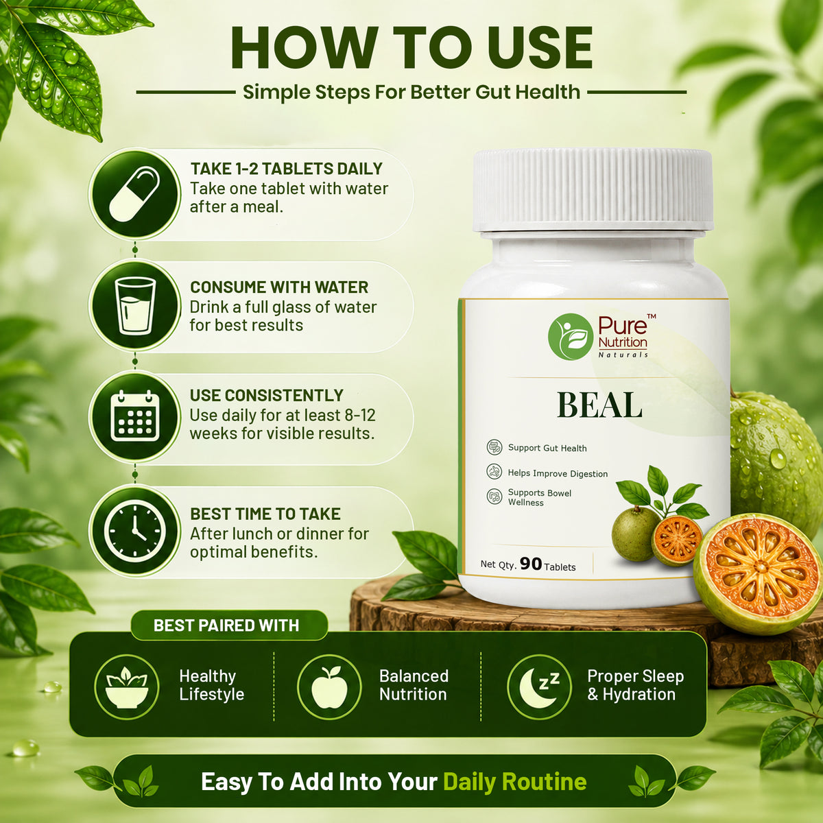 Pure Nutrition Naturals BEAL 