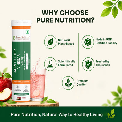 ACV Moringa Effervescent Tablets – Apple Flavour | Detox & Metabolism