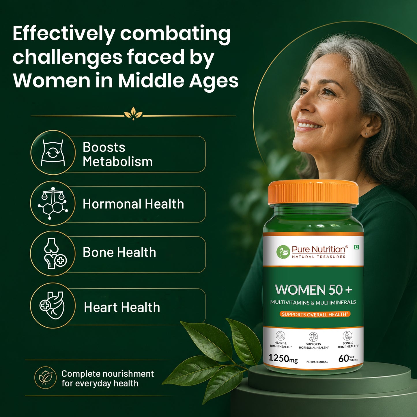 Pure Nutrition Women 50+ multivitamin 