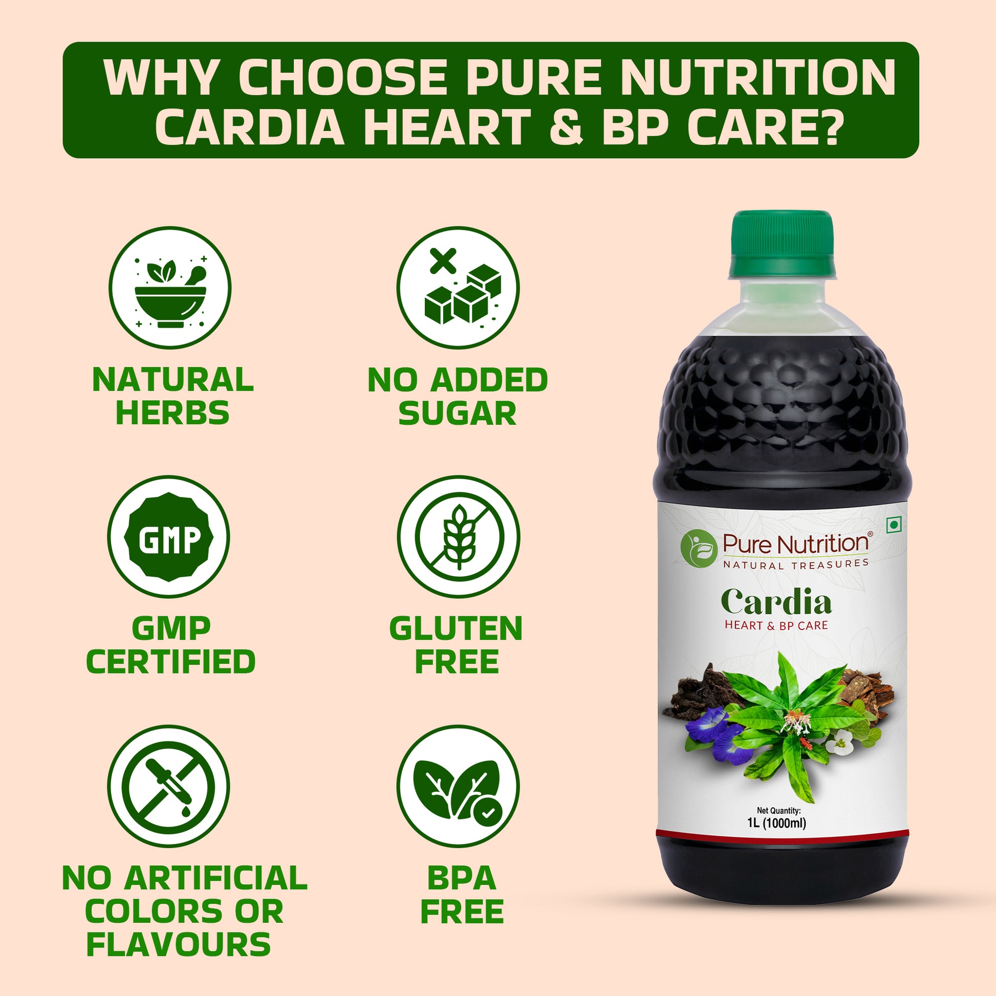 Pure Nutrition Cardia Herbal Juice