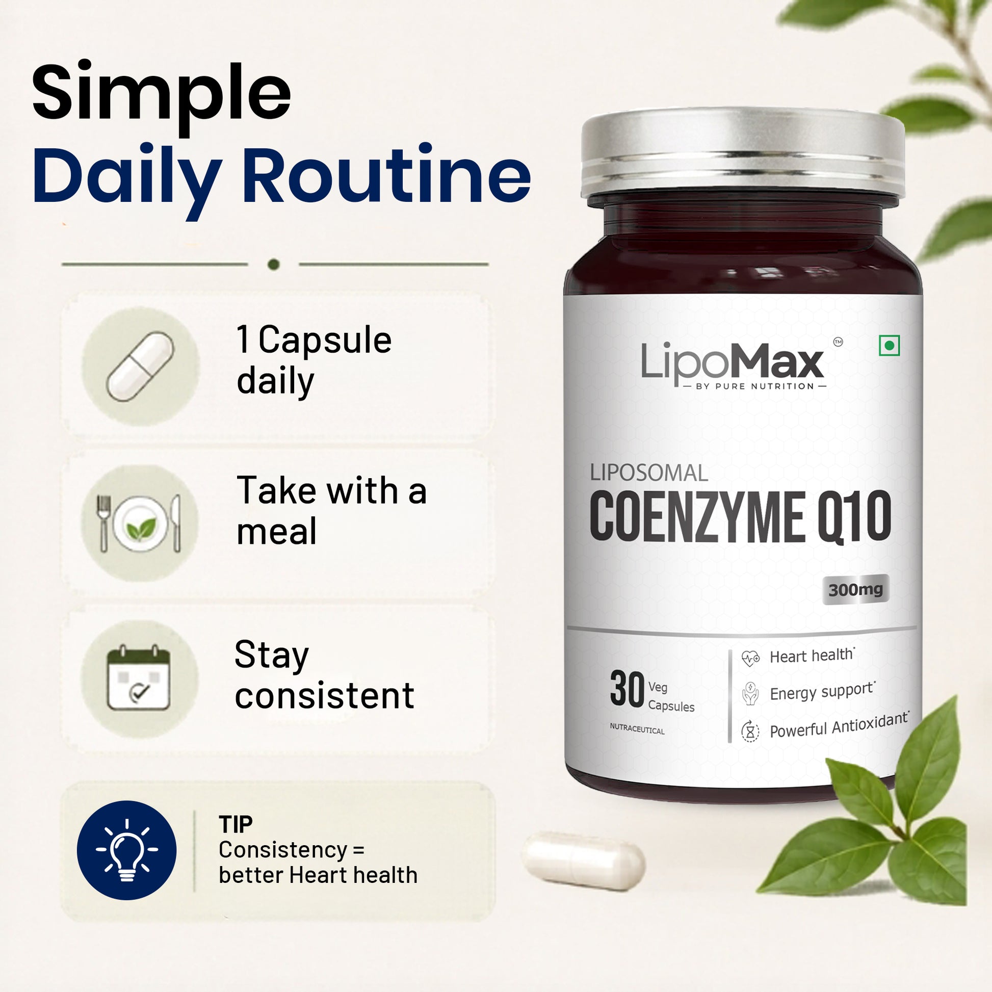LipoMax Coenzyme Q10 