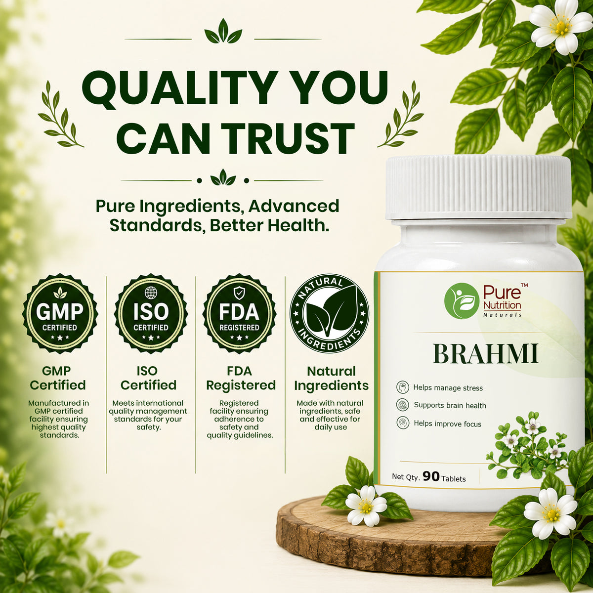 Pure Nutrition Naturals Brahmi 