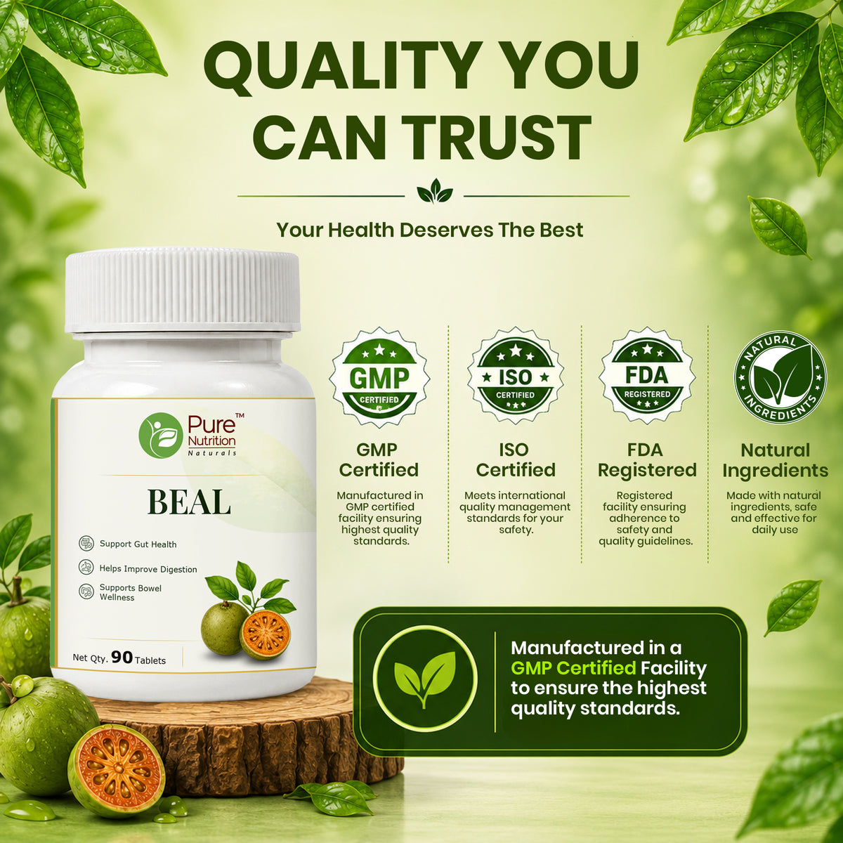 Pure Nutrition Naturals BEAL 