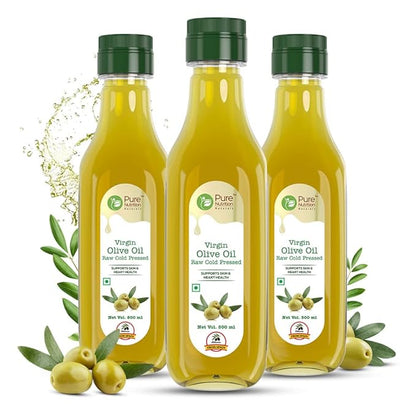 Virgin Olive Oil 500ml | Cold Pressed, 100% Pure & Unrefined