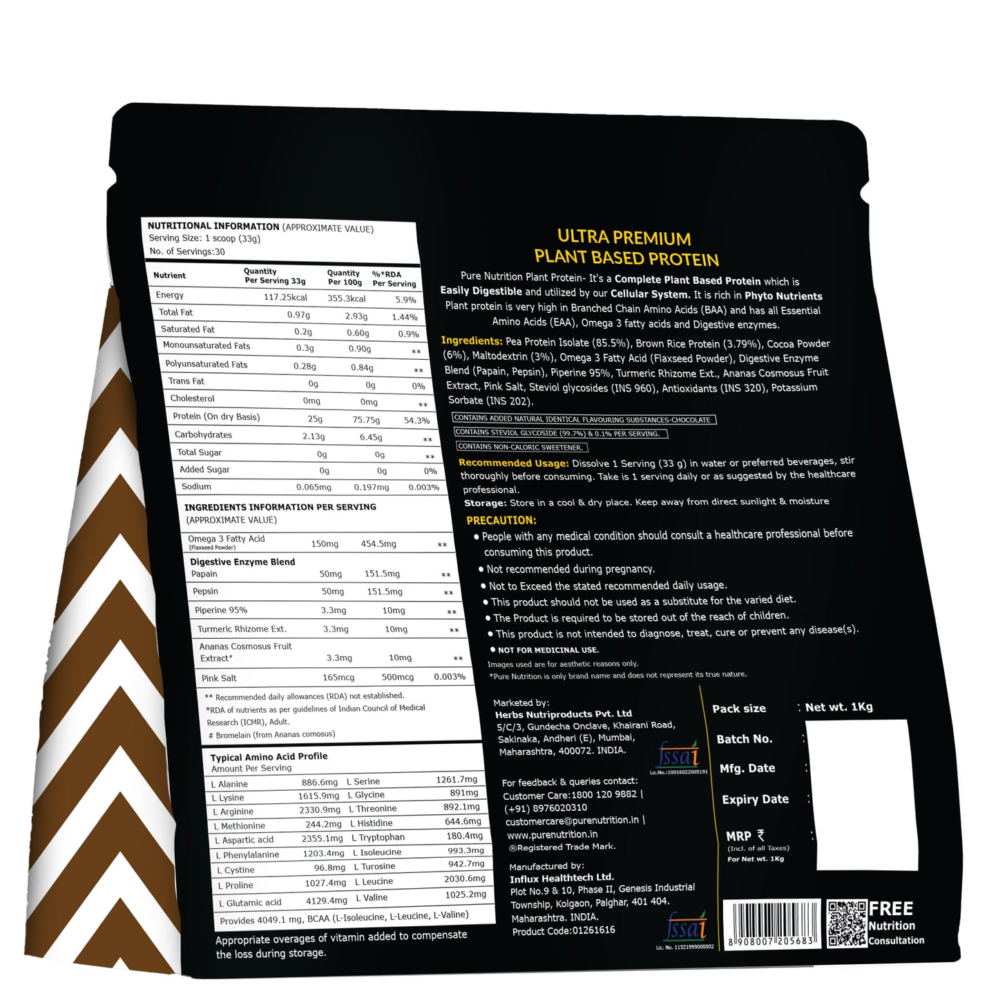 Pure Nutrition plant protein 