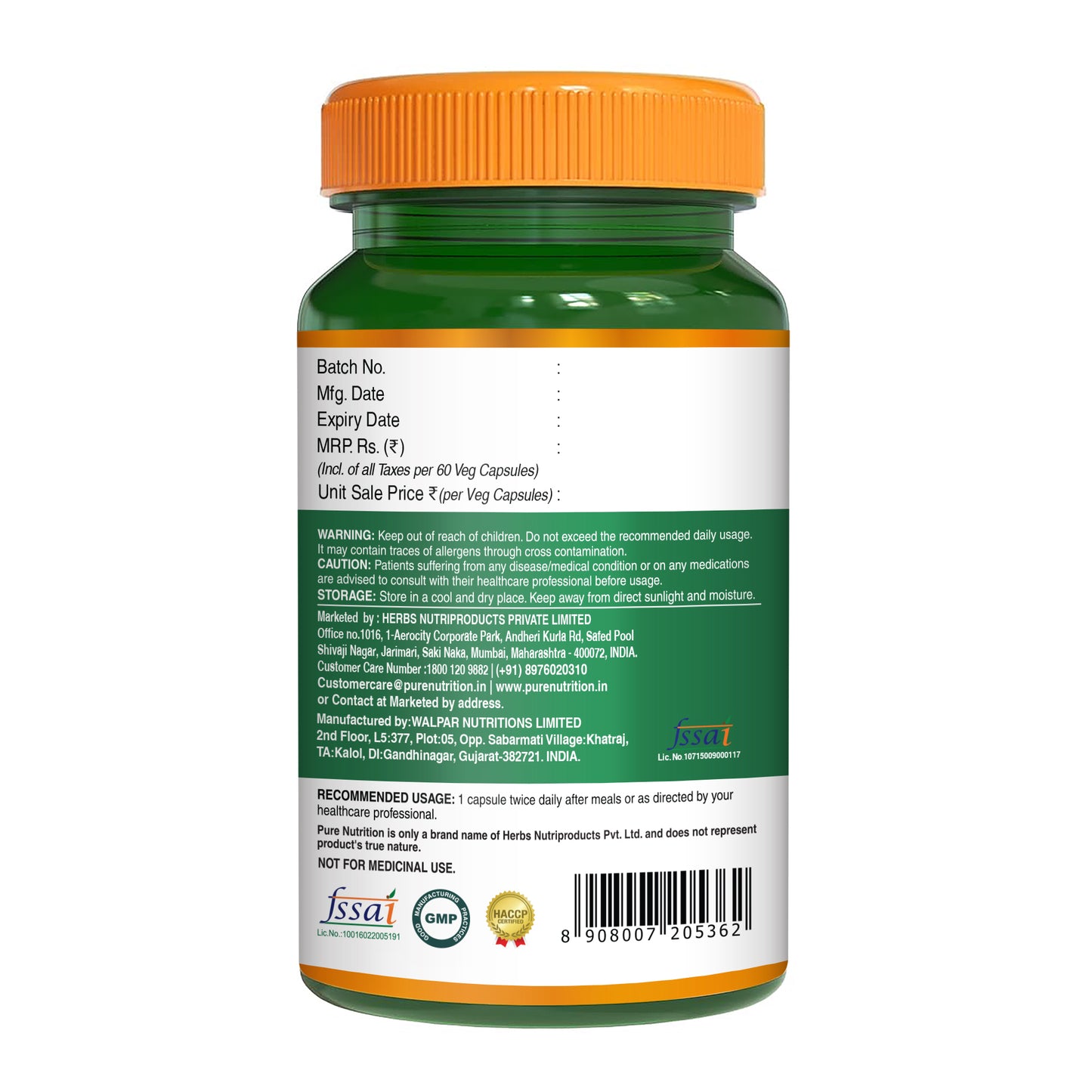 Probiotics 25 Billion CFU + 250mg Prebiotic, 60 Veg Capsules | Improves Gut Health, Aids Digestion, Boosts Immunity & Eases Bloating