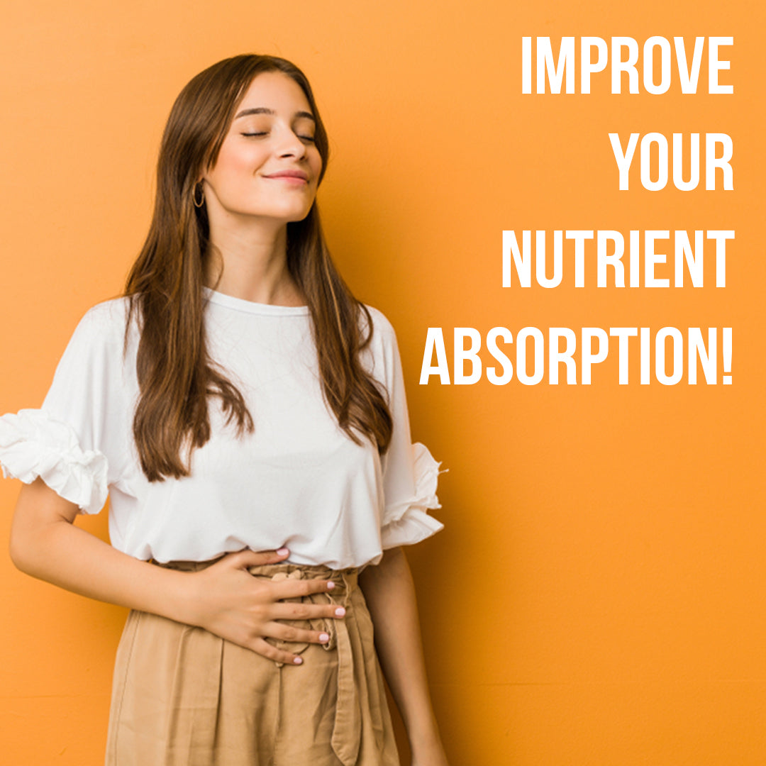Lifestyle image highlighting the digestive benefits of Pure Nutrition Probiotics, emphasizing improved nutrient absorption and overall gut health.

